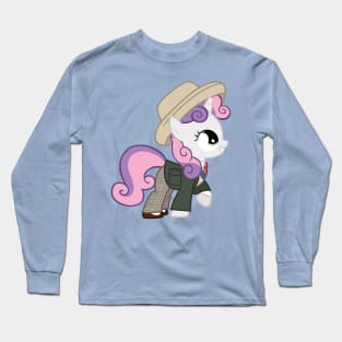 Sweetie Belle as the 7th Doctor Long Sleeve T-Shirt